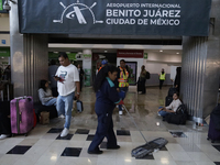 People are experiencing complications with their flights inside the International Airport of Mexico City, Mexico, due to a Microsoft compute...