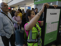 People are experiencing complications with their flights inside the International Airport of Mexico City, Mexico, due to a Microsoft compute...