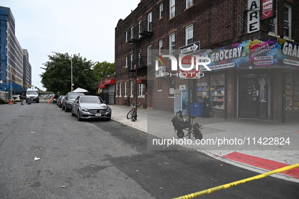 A 47-year-old male, Noel Williams, is being killed after being stabbed multiple times in Brooklyn, New York, United States, on July 20, 2024...