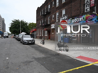 A 47-year-old male, Noel Williams, is being killed after being stabbed multiple times in Brooklyn, New York, United States, on July 20, 2024...