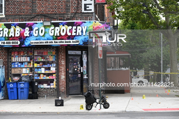 A 47-year-old male, Noel Williams, is being killed after being stabbed multiple times in Brooklyn, New York, United States, on July 20, 2024...