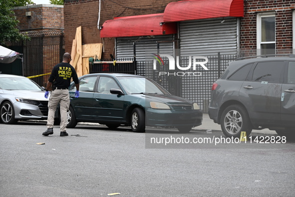 A 47-year-old male, Noel Williams, is being killed after being stabbed multiple times in Brooklyn, New York, United States, on July 20, 2024...