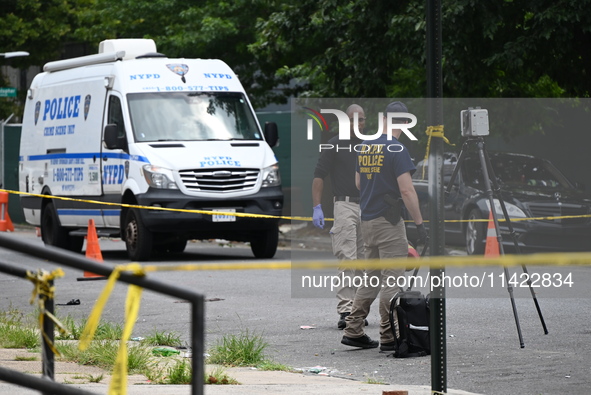 A 47-year-old male, Noel Williams, is being killed after being stabbed multiple times in Brooklyn, New York, United States, on July 20, 2024...