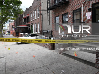 A 47-year-old male, Noel Williams, is being killed after being stabbed multiple times in Brooklyn, New York, United States, on July 20, 2024...