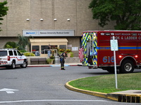 Emergency teams are outside. A generator and power outage issue are prompting a fire department response at Nassau University Medical Center...