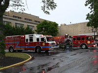 Emergency teams are outside. A generator and power outage issue are prompting a fire department response at Nassau University Medical Center...