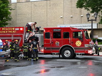 Emergency teams are outside. A generator and power outage issue are prompting a fire department response at Nassau University Medical Center...