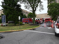 Emergency teams are outside. A generator and power outage issue are prompting a fire department response at Nassau University Medical Center...