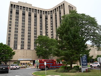 Emergency teams are outside. A generator and power outage issue are prompting a fire department response at Nassau University Medical Center...