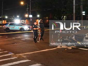 A fatal collision is involving a motorcycle and a vehicle in Staten Island, New York, United States, on July 20, 2024. At approximately 8:48...