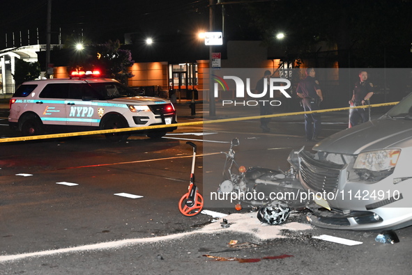 A fatal collision is involving a motorcycle and a vehicle in Staten Island, New York, United States, on July 20, 2024. At approximately 8:48...