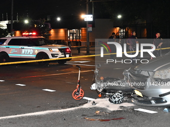 A fatal collision is involving a motorcycle and a vehicle in Staten Island, New York, United States, on July 20, 2024. At approximately 8:48...