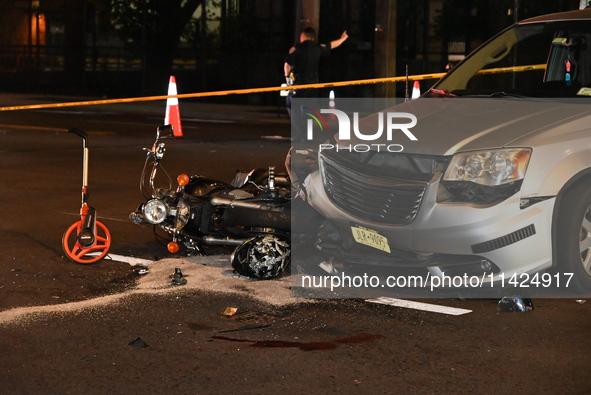 A fatal collision is involving a motorcycle and a vehicle in Staten Island, New York, United States, on July 20, 2024. At approximately 8:48...