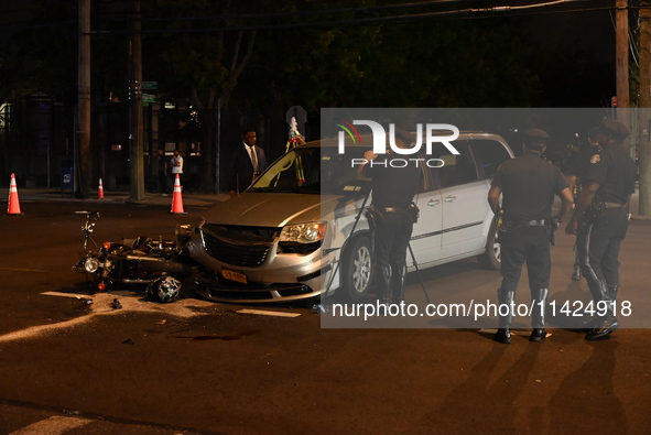 A fatal collision is involving a motorcycle and a vehicle in Staten Island, New York, United States, on July 20, 2024. At approximately 8:48...