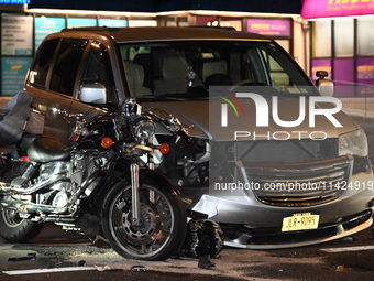 A fatal collision is involving a motorcycle and a vehicle in Staten Island, New York, United States, on July 20, 2024. At approximately 8:48...