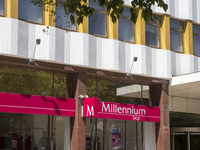 An exterior view of a Millennium BCP location in Lisbon, Portugal, on July 21, 2024. An interruption of Microsoft systems, related to the cy...