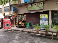 An International Bus transport office booking counter is looking empty in Kolkata, India, on July 21, 2024. International Bus Service is sto...