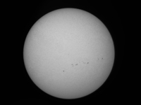 (EDITOR'S NOTE: This image was captured with an H-Alpha solar telescope and is the result of stacking the best 20% of frames. The final stac...