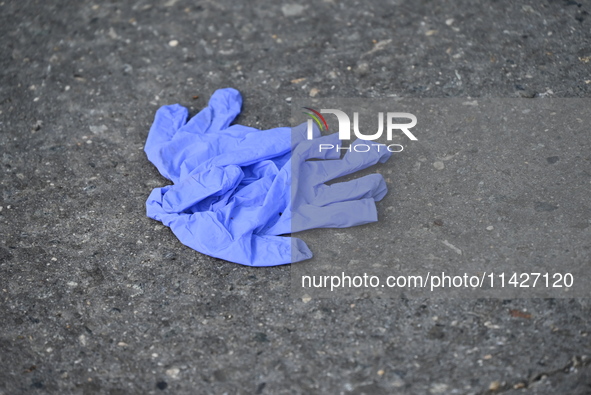 Gloves are at the scene. A person is being knocked unconscious during a fight, and the suspect is being arrested in Newark, New Jersey, Unit...