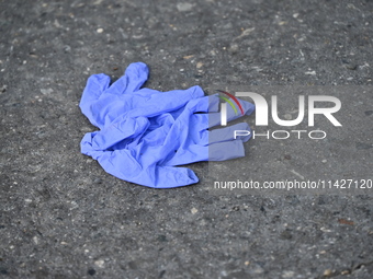 Gloves are at the scene. A person is being knocked unconscious during a fight, and the suspect is being arrested in Newark, New Jersey, Unit...