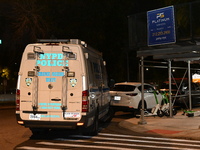 The crime scene unit is on the scene. A man is being shot in the head and killed in Bronx, New York, United States, on July 21, 2024. At app...