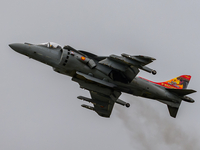 A McDonnell Douglas EAV-8B Harrier II of the Spanish Navy is participating in the Royal International Air Tattoo at RAF Fairford in Gloucest...