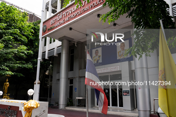 A general view is showing the Thai Royal Police station at Phra Khanong in Bangkok, Thailand, on July 22, 2024 