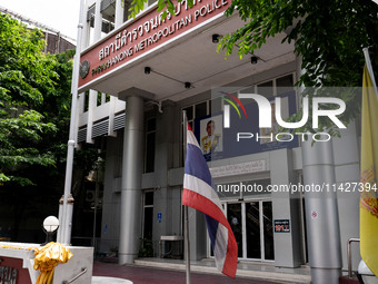 A general view is showing the Thai Royal Police station at Phra Khanong in Bangkok, Thailand, on July 22, 2024 (