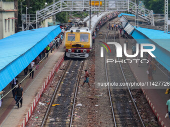 A railway station is being seen in Kolkata, India, on July 22, 2024. It is being expected that the railway is being allocated a substantial...