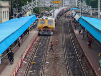 A railway station is being seen in Kolkata, India, on July 22, 2024. It is being expected that the railway is being allocated a substantial...