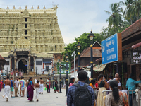 The historic Sree Padmanabhaswamy Temple is coming into the spotlight in Thiruvananthapuram (Trivandrum), Kerala, India, on April 09, 2024,...