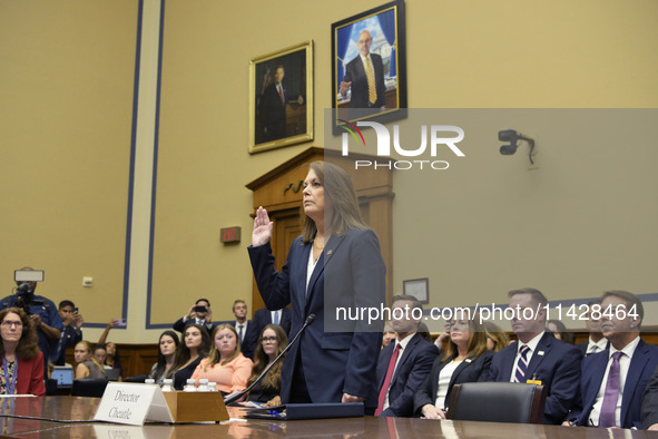 U.S. Secret Service Director Kimberly Cheatle is testifying before the House Oversight and Accountability Committee about the oversight of t...