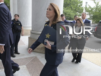 U.S. Secret Service Director Kimberly Cheatle is testifying before the House Oversight and Accountability Committee about the oversight of t...