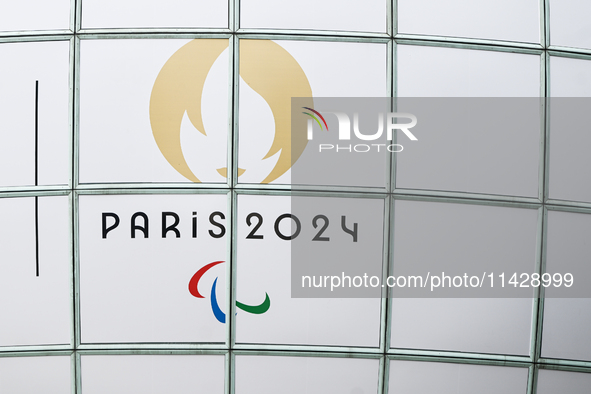 PARIS, FRANCE - JULY 22:   
Paris 2024 Paralympic Games logo, on July 22, 2024, in Paris France. 