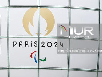 PARIS, FRANCE - JULY 22:   
Paris 2024 Paralympic Games logo, on July 22, 2024, in Paris France. (