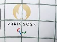 PARIS, FRANCE - JULY 22:   
Paris 2024 Paralympic Games logo, on July 22, 2024, in Paris France. (