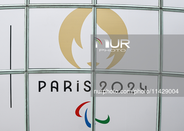 PARIS, FRANCE - JULY 22:   
Paris 2024 Paralympic Games logo, on July 22, 2024, in Paris France. 