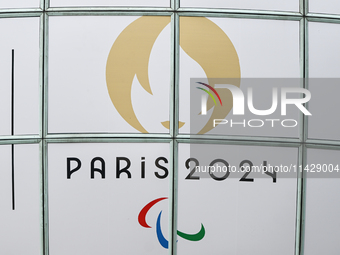 PARIS, FRANCE - JULY 22:   
Paris 2024 Paralympic Games logo, on July 22, 2024, in Paris France. (