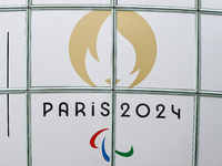 PARIS, FRANCE - JULY 22:   
Paris 2024 Paralympic Games logo, on July 22, 2024, in Paris France. (