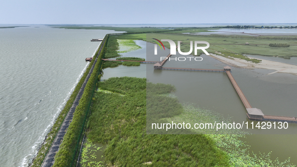 View of Chagan Lake in Songyuan, China, on July 18, 2024. 