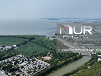 View of Chagan Lake in Songyuan, China, on July 18, 2024. (