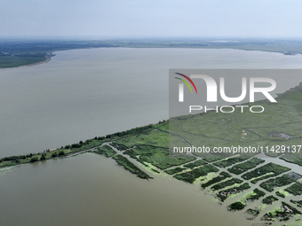 View of Chagan Lake in Songyuan, China, on July 18, 2024. (