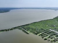 View of Chagan Lake in Songyuan, China, on July 18, 2024. (