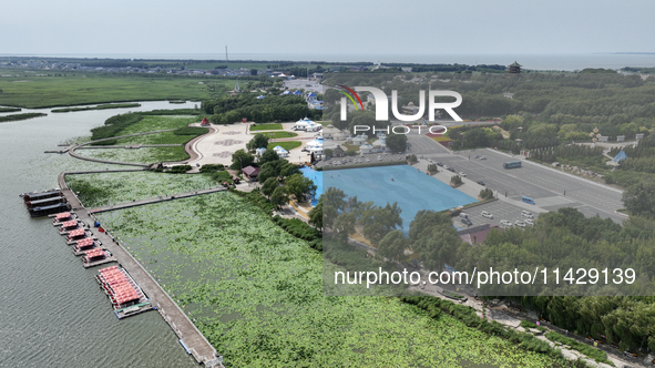 View of Chagan Lake in Songyuan, China, on July 18, 2024. 