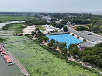 View of Chagan Lake in Songyuan, China, on July 18, 2024. (