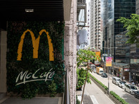 A McDonald's is operating in Hong Kong, on July 22, 2024. (