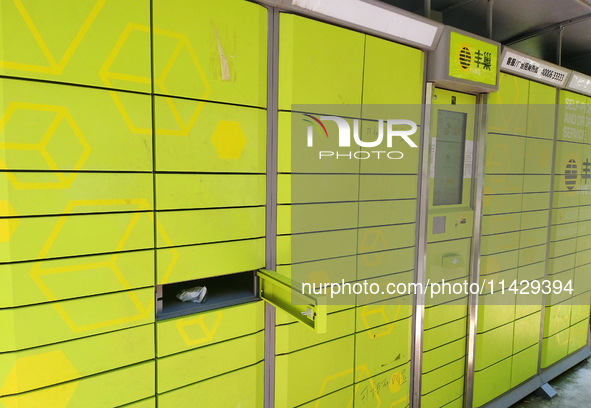 A HIVE BOX is being seen in the garden of a residential community in Shanghai, China, on May 12, 2020. 