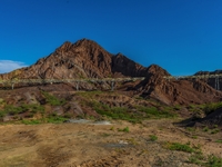 Workers are installing and inspecting a coal transport corridor on Road 147 in Hutubi County, Changji Hui Autonomous Prefecture, Xinjiang, C...