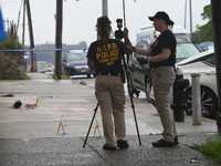 NYPD crime scene investigators are on the scene, investigating the fatal shooting of a 28-year-old male in the Bronx, New York. A 28-year-ol...