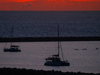 An evening view of the Port City in Colombo, Sri Lanka, on July 23, 2024, is showing (